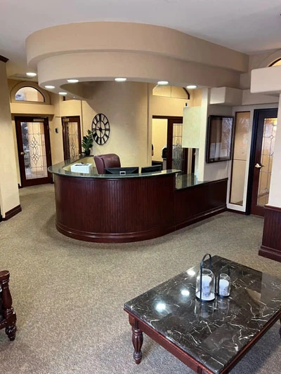 Acre Wood Dental - Round Rock waiting room and front desk