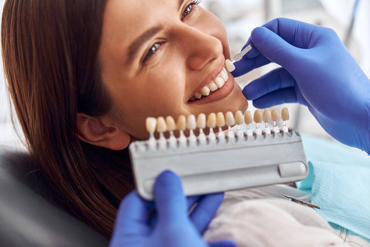 veneers for a patient at Waco dental office Acre Wood Dental