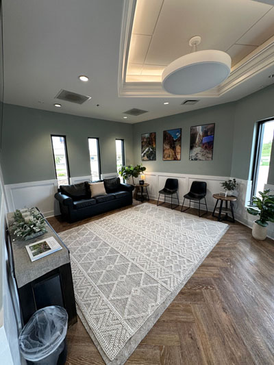 inside Acre Wood Dental - Waco waiting room