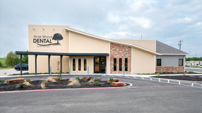 Acre Wood Dental - Waco front walkway view