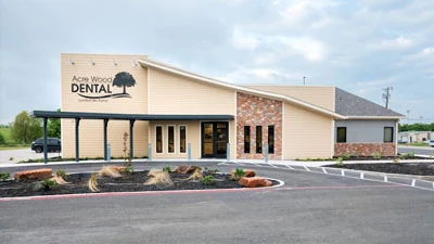 Acre Wood Dental - Waco front walkway view